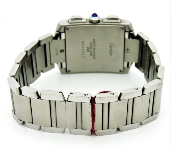 Cartier Men's Tank Cartier SS Chronograph Watch