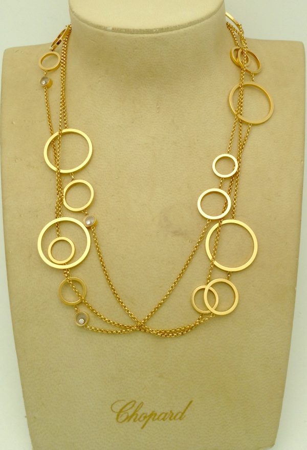 Gold Sautoir Necklace By CHOPARD