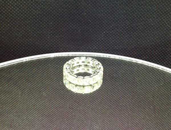 9.10 Ct Diamond Eternity Platinum Ring