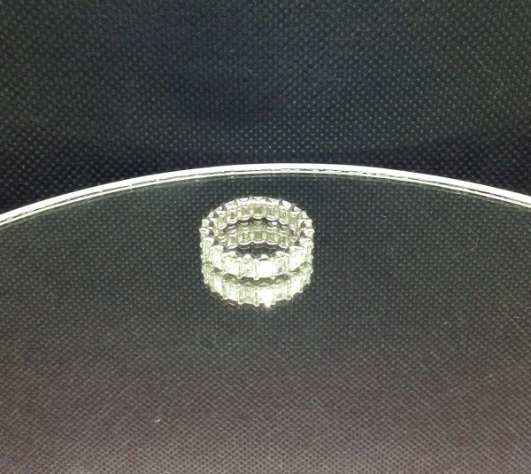 4.35 Ct Diamond Platinum Eternity Band Ring