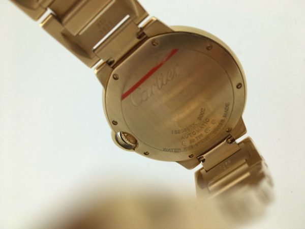 18K Gold with Factory Diamonds Cartier Ballon bleu 36mm watch